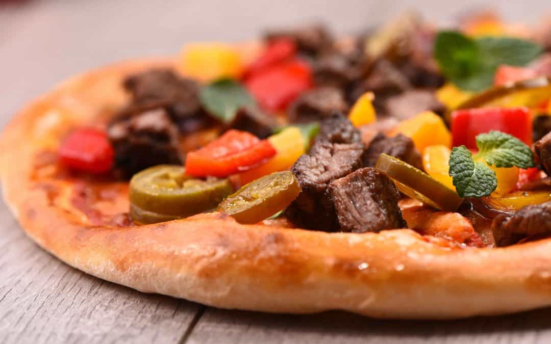 Meatless Meat Pizza