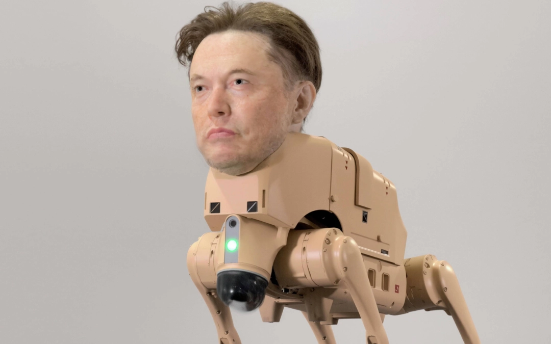 Pooping Elon Dog