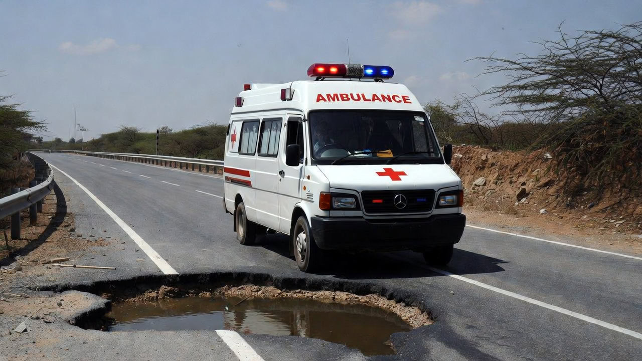 Pothole Saves Life